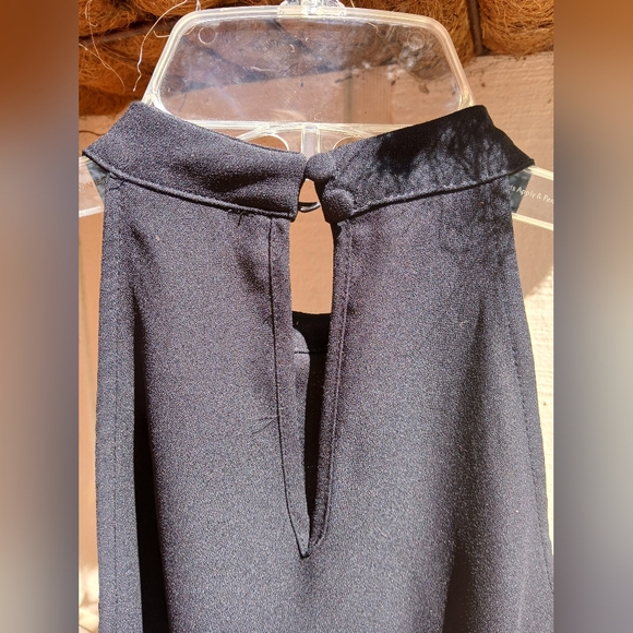 Victoria Beckham for Target Black Halter Ruffle Top Size Small EUC - Picture 9 of 9